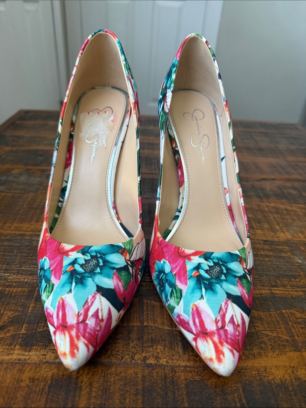 Jessica Simpson Floral Purla Pump Heels size 10